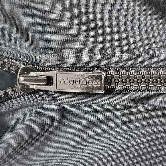 VINTAGE 80s Reebok Sport Black Blue Full Zip - Picture 6 of 6